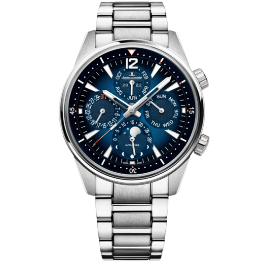 POLARIS PERPETUAL CALENDAR 42 MM STAINLESS STEEL WITH BLUE GRAINED DIAL