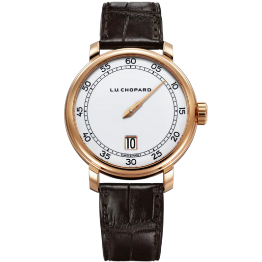 L.U.C QUATTRO SPIRIT 25 LIMITED EDITION 40 MM ETHICAL ROSE GOLD WITH WHITE DIAL