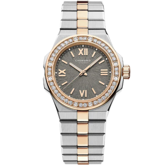 ALPINE EAGLE 33 MM ETHICAL ROSE GOLD - LUCENT STEEL™ WITH GREY DIAL