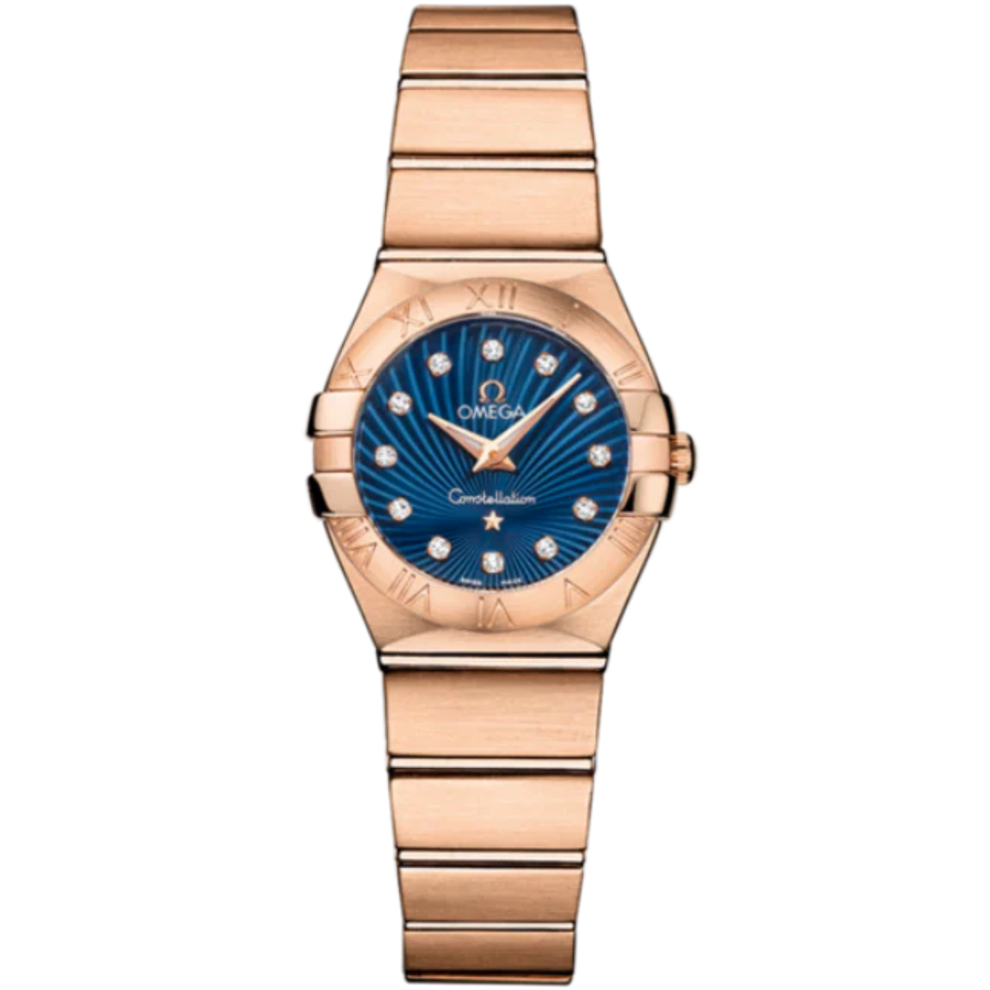 CONSTELLATION 24 MM RED GOLD WITH BLUE DIAL