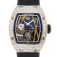 RM 26-01 Tourbillon Panda Black Alligator Strap White Gold Diamond Set Case