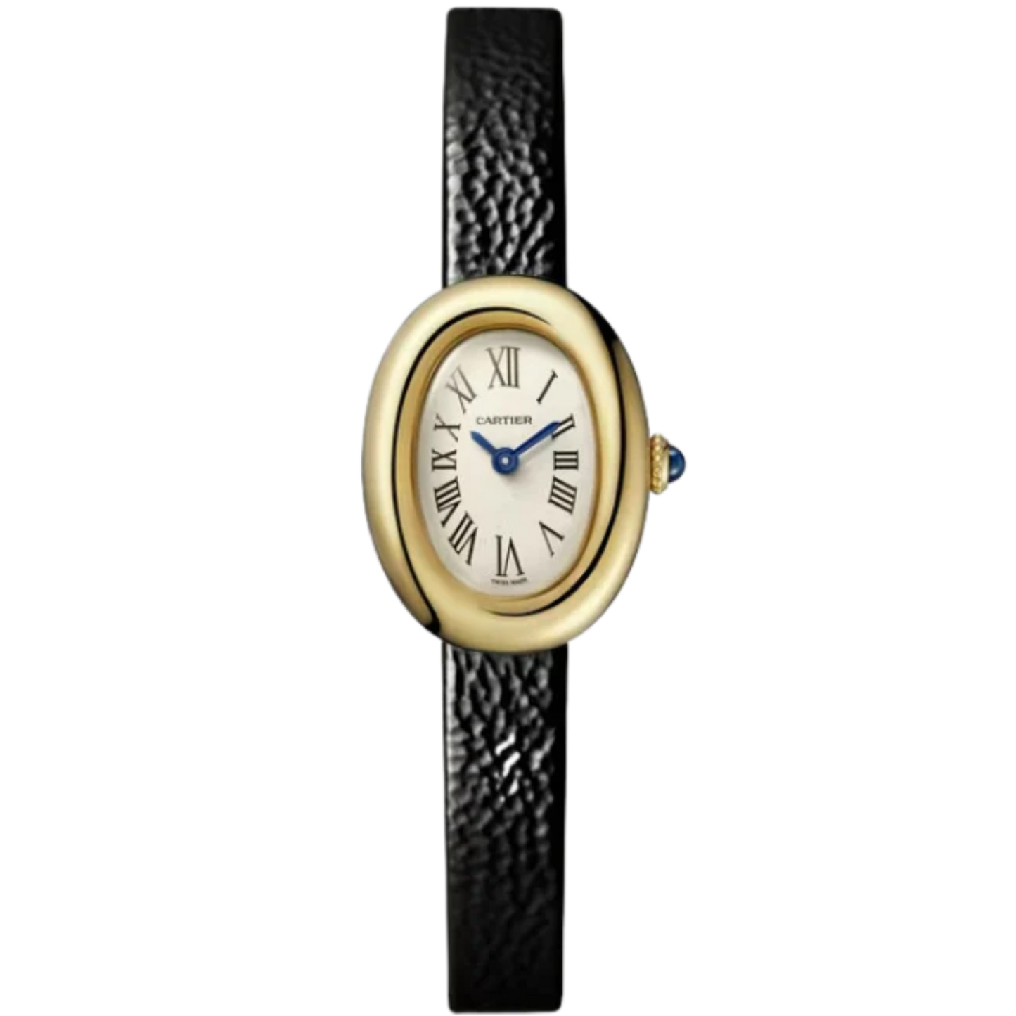 BAIGNOIRE DE CARTIER 31 MM 18K YELLOW GOLD WITH SILVER DIAL