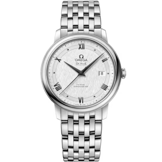 DE VILLE PRESTIGE 39 MM STAINLESS STEEL WITH SILVER DIAL