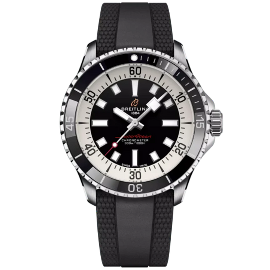 SUPEROCEAN AUTOMATIC 42 MM STAINLESS STEEL WITH BLACK DIAL