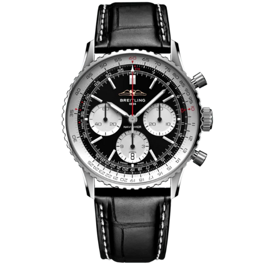 NAVITIMER B01 CHRONOGRAPH 41 MM STAINLESS STEEL WITH BLACK DIAL