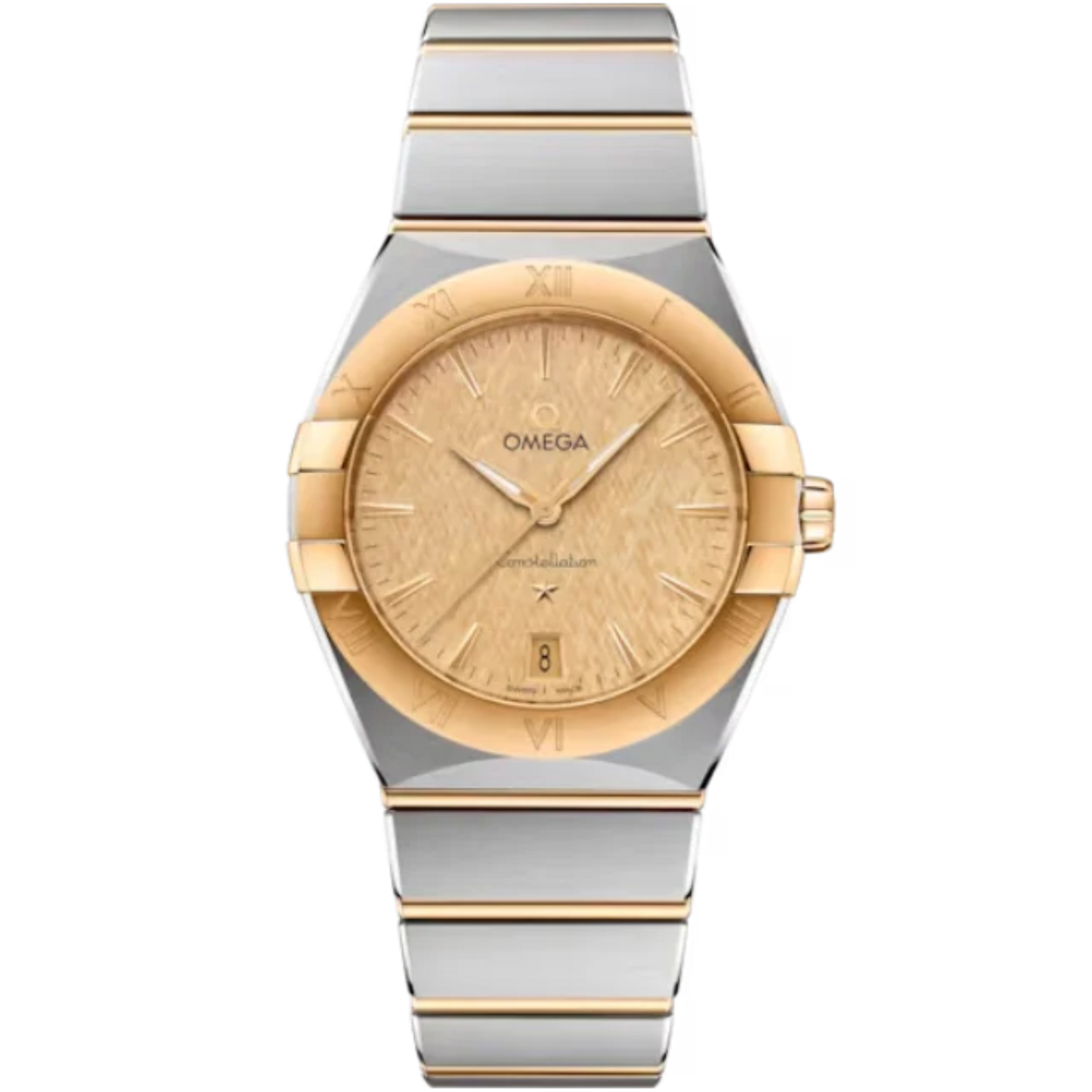 CONSTELLATION 36 MM STAINLESS STEEL - YELLOW GOLD WITH YELLOW DIAL