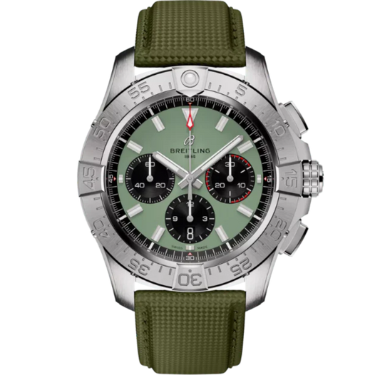 AVENGER B01 CHRONOGRAPH 44 MM STAINLESS STEEL WITH GREEN DIAL