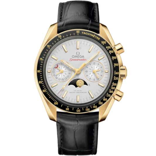 SPEEDMASTER MOONPHASE 44 MM YELLOW GOLD WITH SILVER DIAL