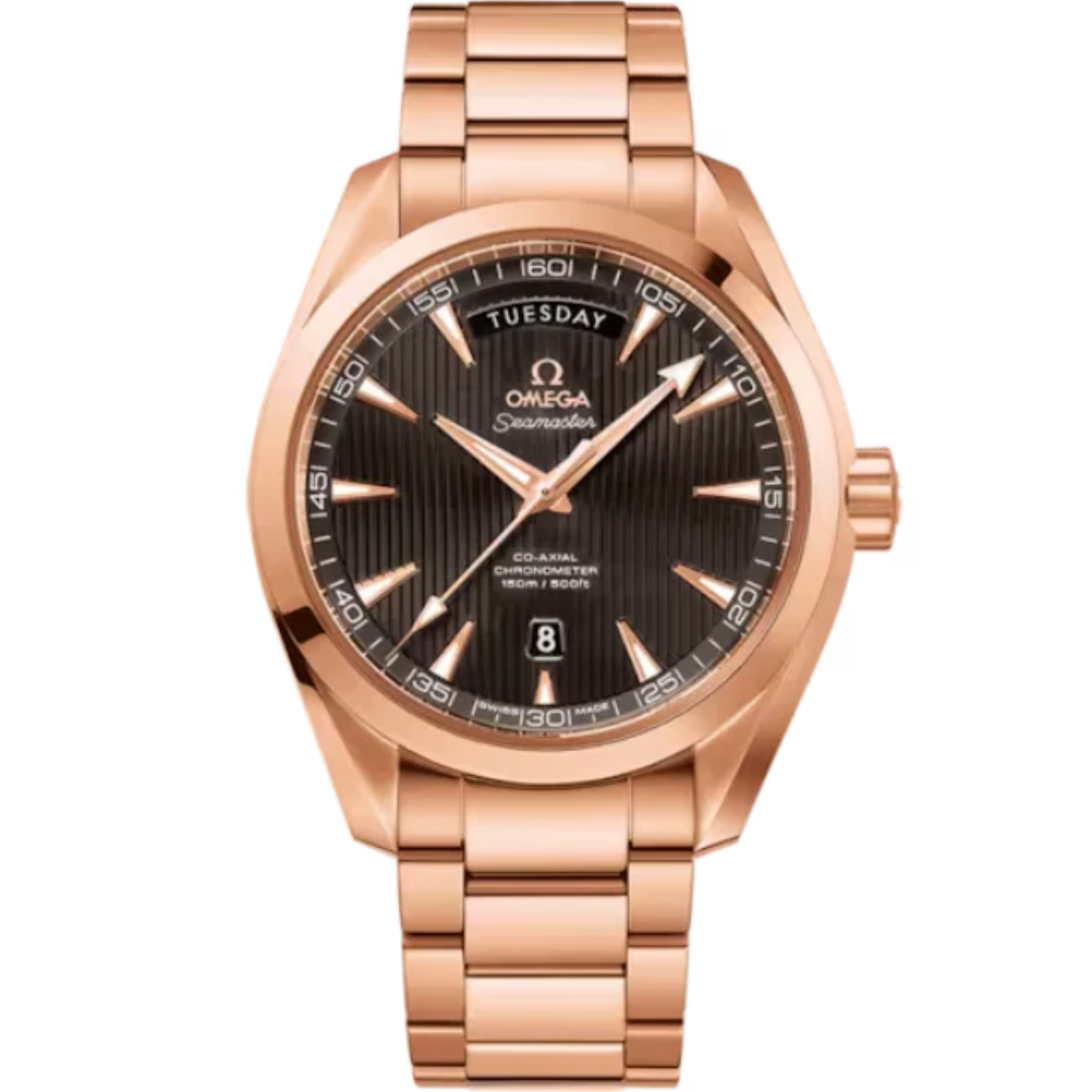 SEAMASTER AQUA TERRA 150M 41 MM RED GOLD WITH GREY DIAL