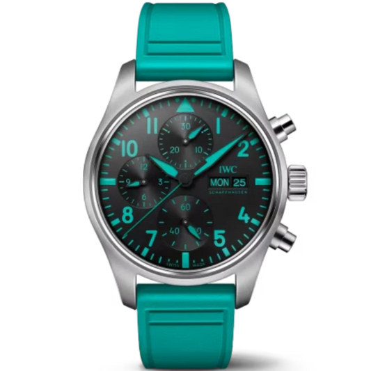 PILOT’S WATCH CHRONOGRAPH MERCEDES-AMG PETRONAS FORMULA ONE™ TEAM 41 MM TITANIUM WITH BLACK DIAL