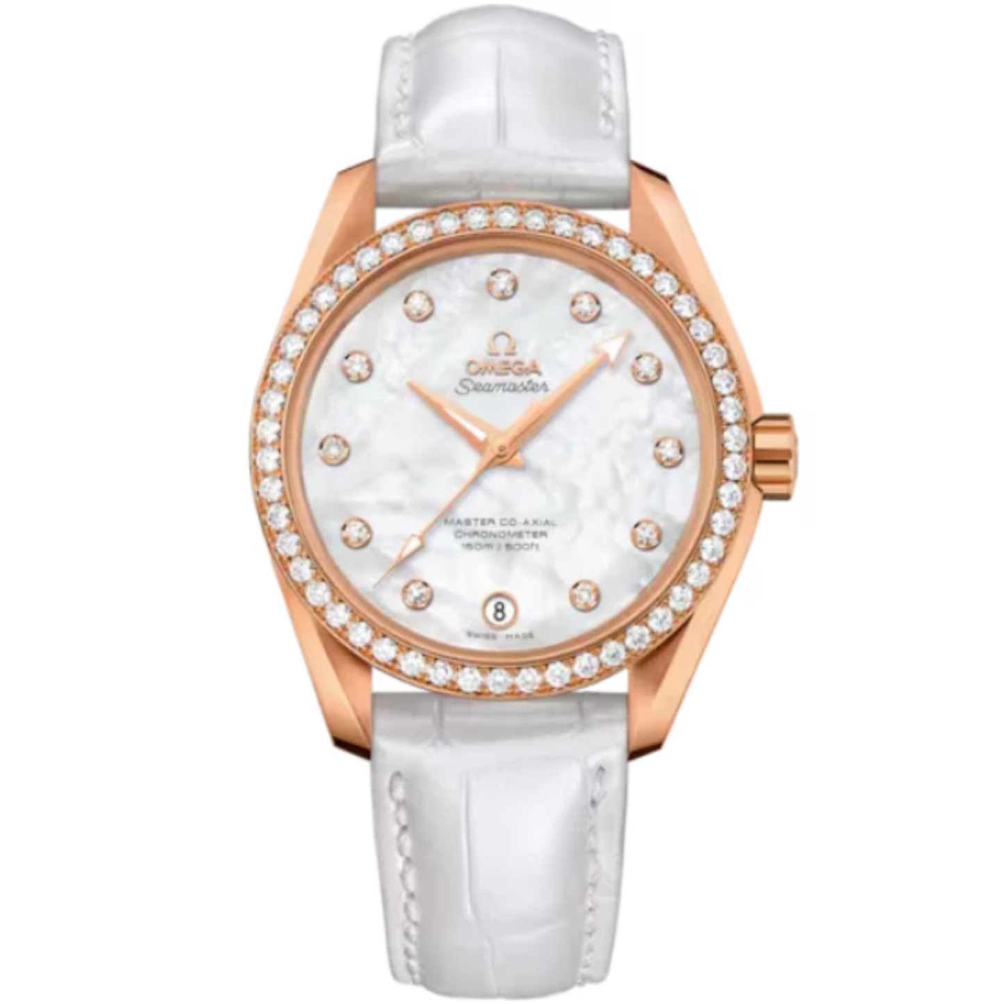 SEAMASTER AQUA TERRA 150M 38 MM RED GOLD WITH MOTHER OF PEARL DIAL
