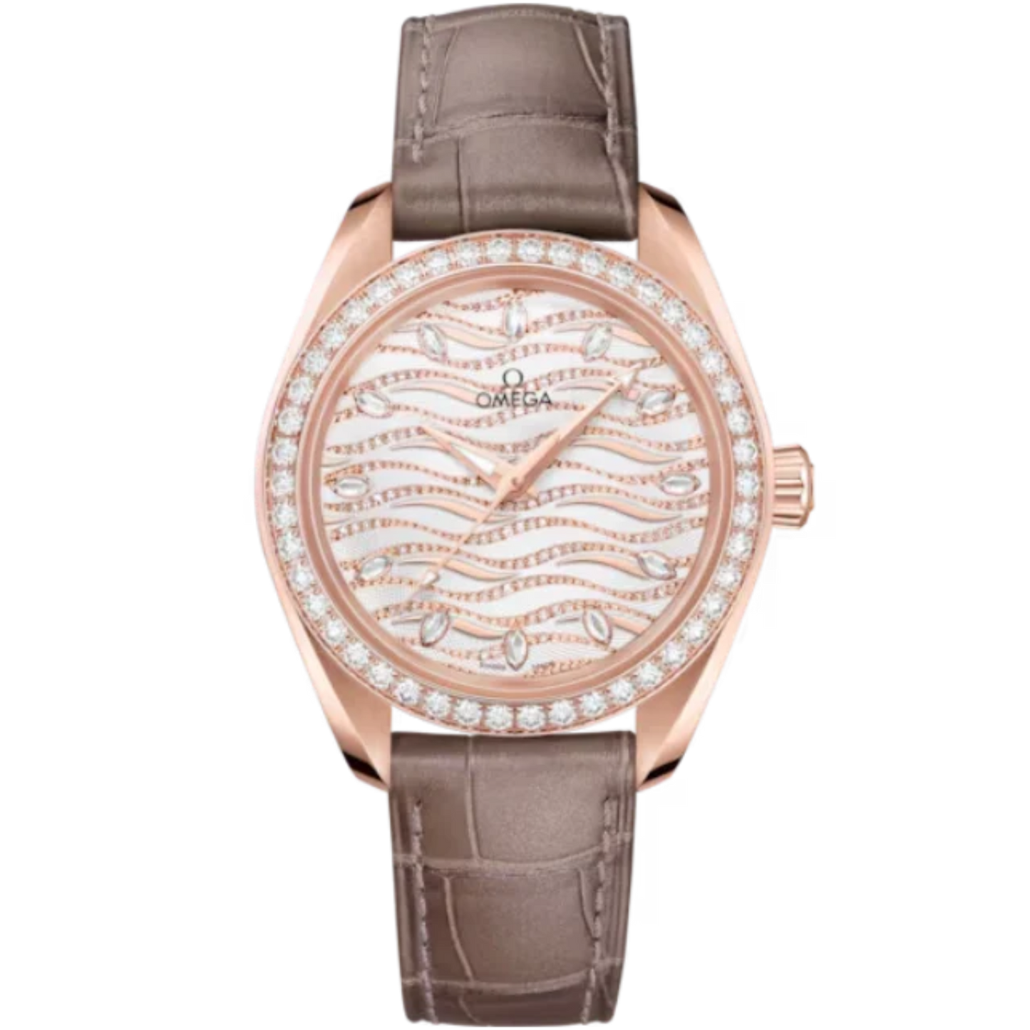 SEAMASTER AQUA TERRA 150M 34 MM SEDNA™ GOLD WITH WHITE DIAL