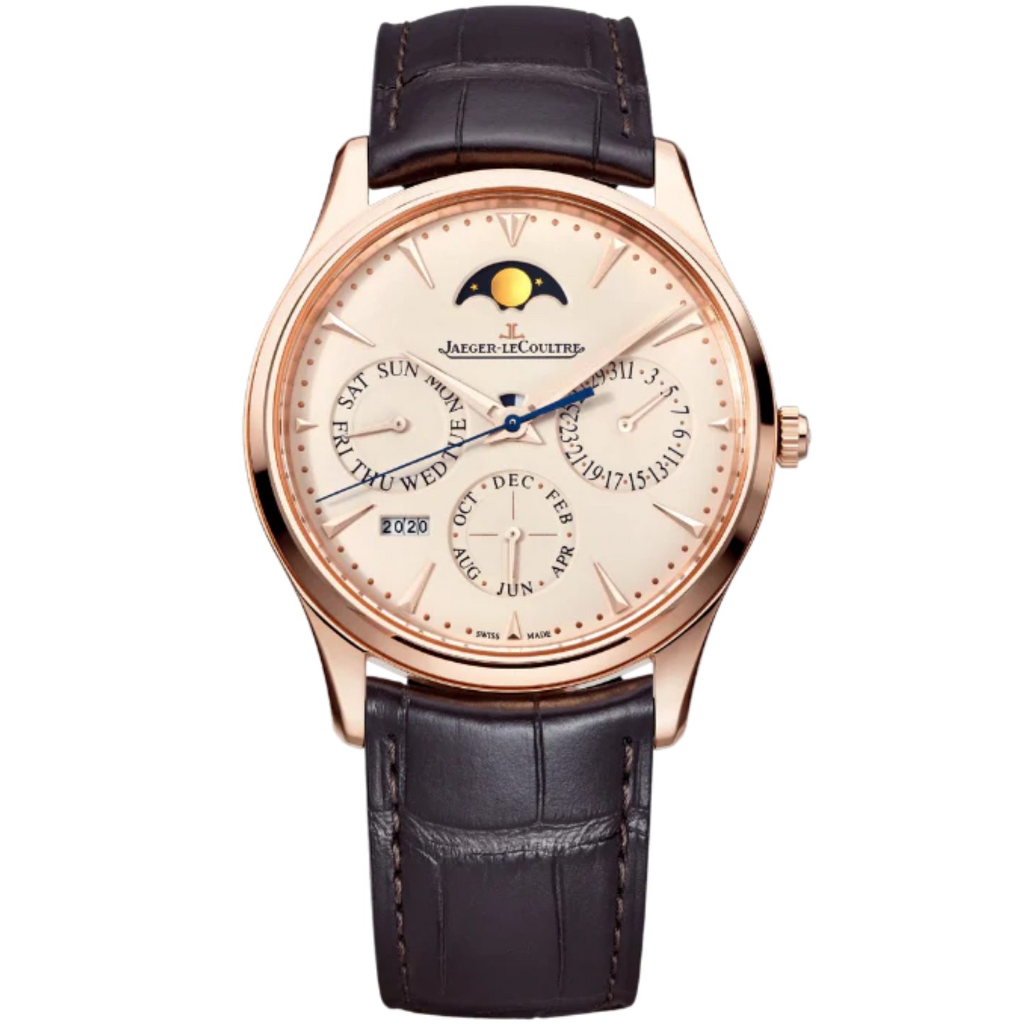 MASTER ULTRA THIN PERPETUAL CALENDAR 39 MM 18K ROSE GOLD WITH EGGSHELL BEIGE  DIAL