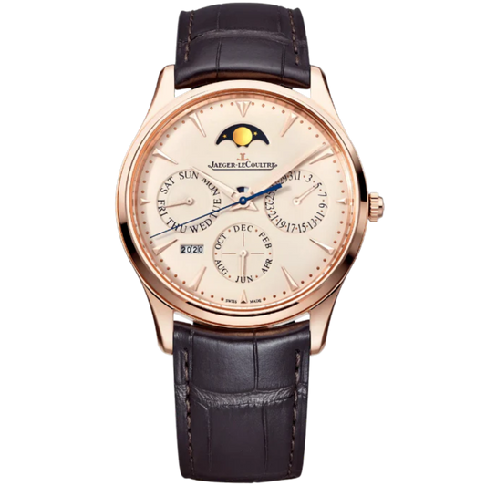 MASTER ULTRA THIN PERPETUAL CALENDAR 39 MM 18K ROSE GOLD WITH EGGSHELL BEIGE  DIAL