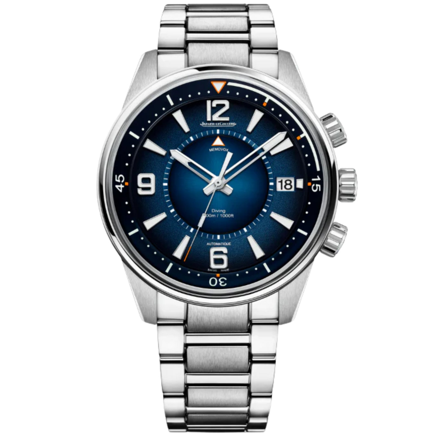 POLARIS MARINER MEMOVOX 42 MM STAINLESS STEEL WITH BLUE SUNBURST DIAL