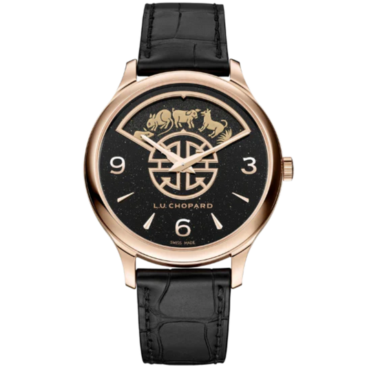 L.U.C XP URUSHI SPIRIT OF SHÍ CHEN 40 MM ETHICAL ROSE GOLD WITH BLACK DIAL