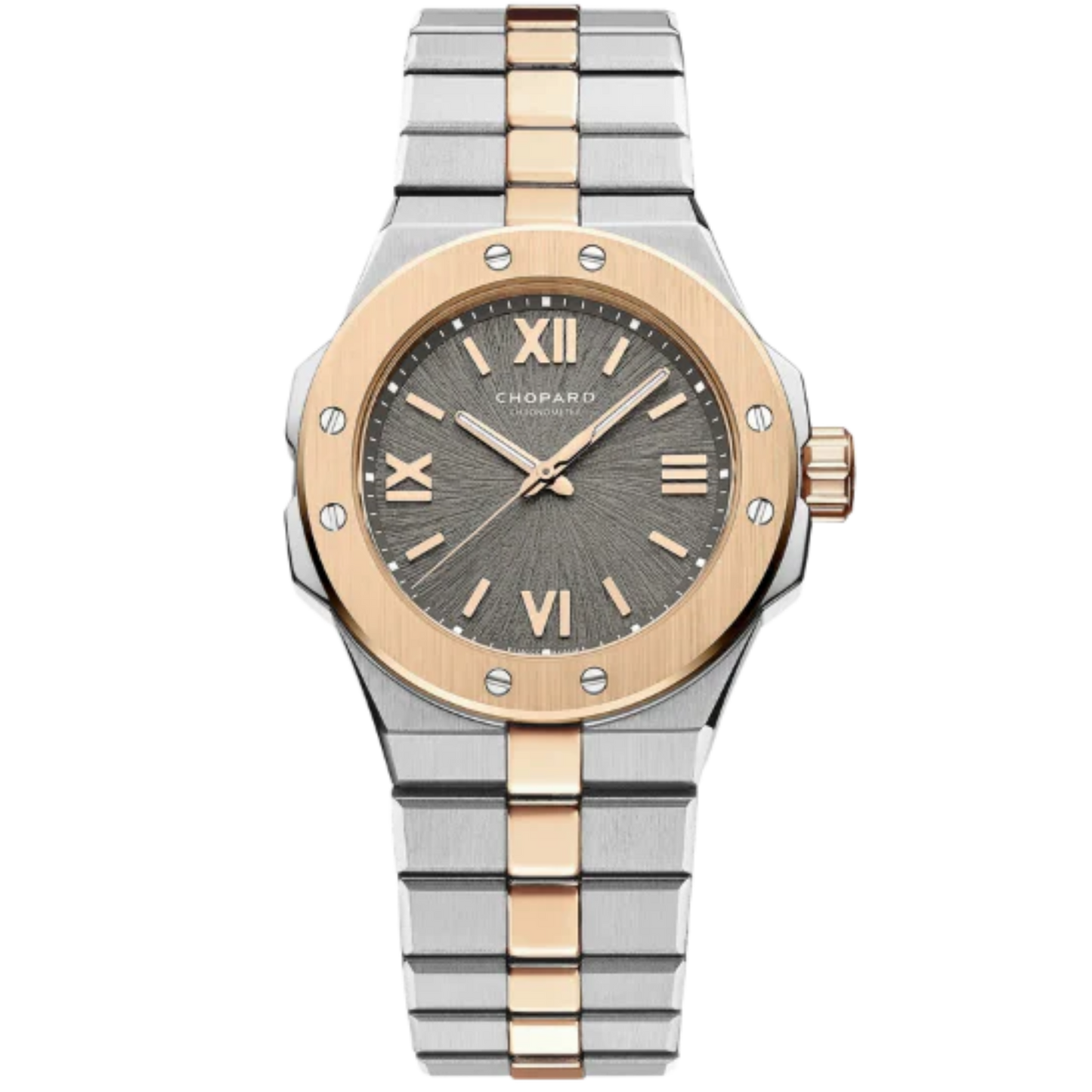 ALPINE EAGLE 33 MM ETHICAL ROSE GOLD - LUCENT STEEL™ WITH GREY DIAL