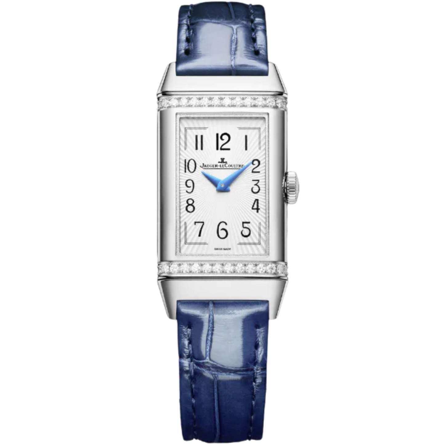 REVERSO ONE DUETTO 40 MM STAINLESS STEEL WITH SILVER GREY AND MIDNIGHT BLUE DIAL