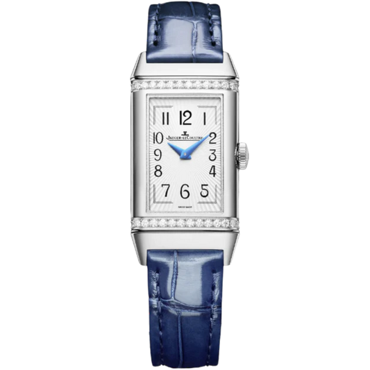 REVERSO ONE DUETTO 40 MM STAINLESS STEEL WITH SILVER GREY AND MIDNIGHT BLUE DIAL