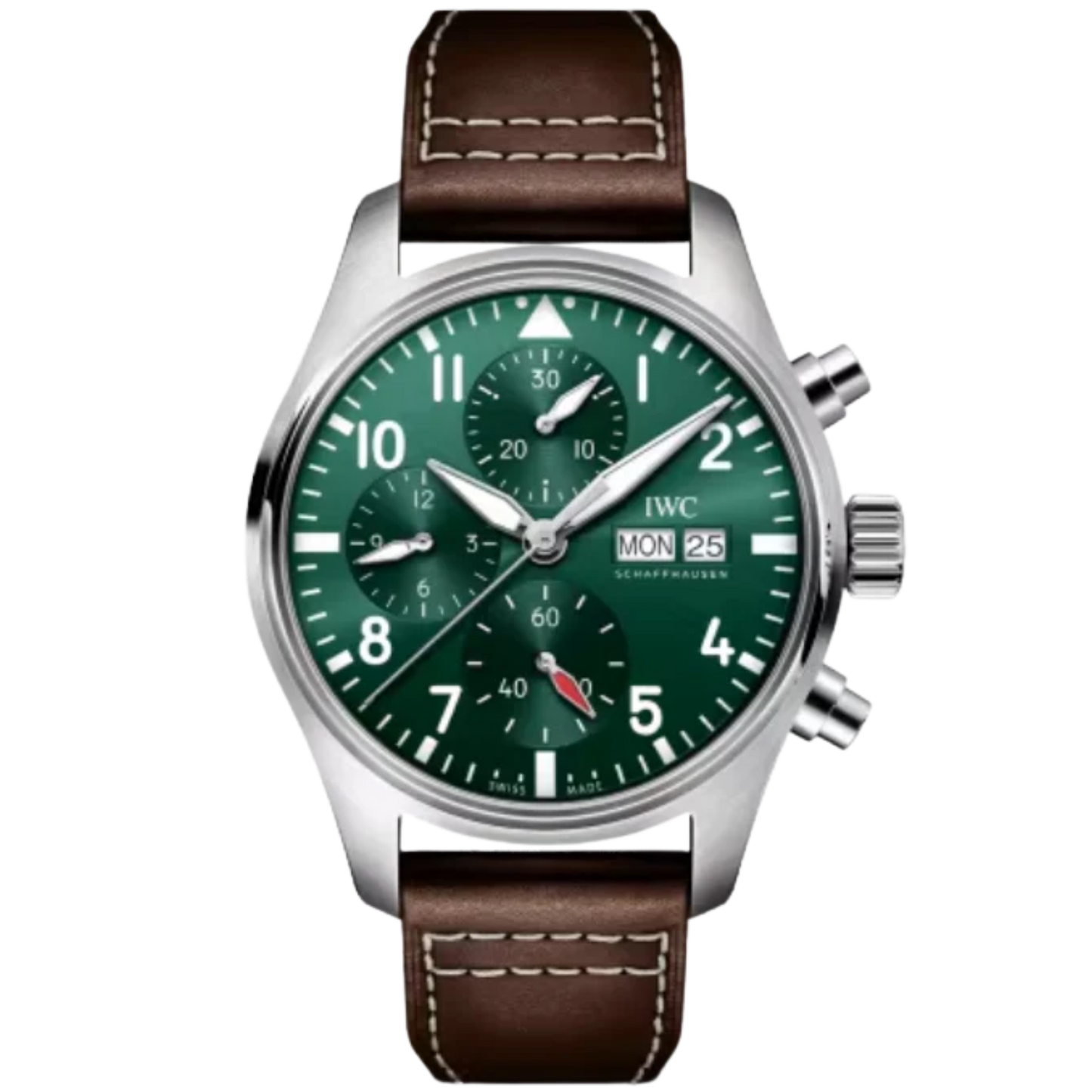 PILOT’S WATCH CHRONOGRAPH 41 MM STAINLESS STEEL WITH GREEN DIAL