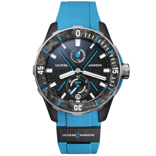 DIVER NET AZURE 44 MM STAINLESS STEEL WITH BLACK DIAL
