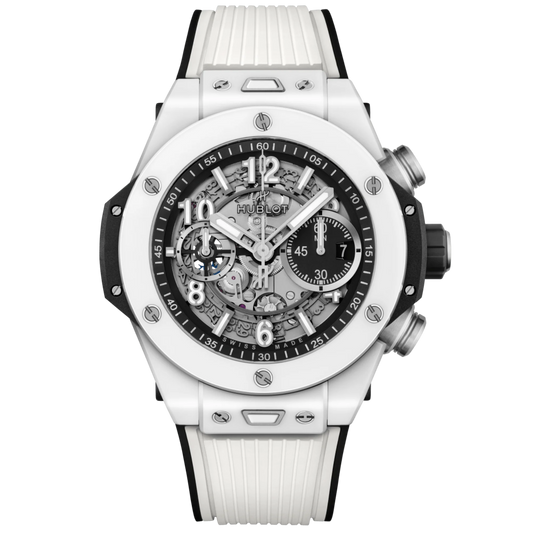 Hublot Big Bang Unico  Ref. 421.HX.1170.RX White Ceramic Preowned Complete