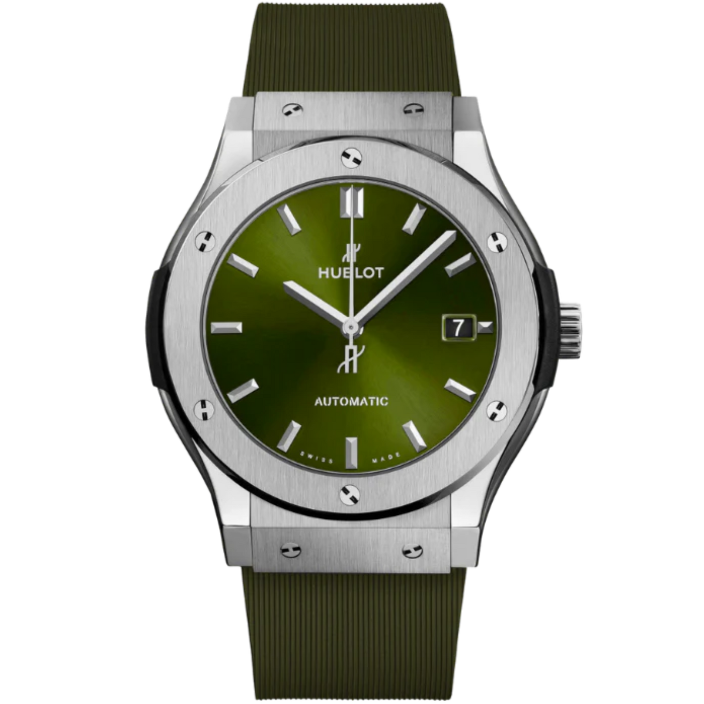 CLASSIC FUSION 3-HANDS 33MM TITANIUM GREEN
