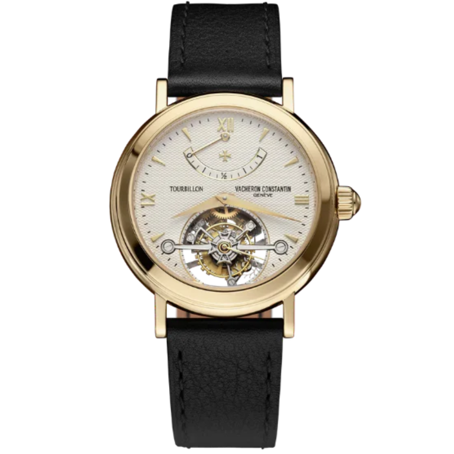 LES COLLECTIONNEURS REFERENCE 30050 38 MM YELLOW GOLD WITH WHITE DIAL