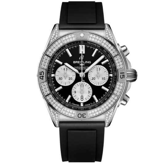 CHRONOMAT B01 42 MM STAINLESS STEEL WITH BLACK DIAL
