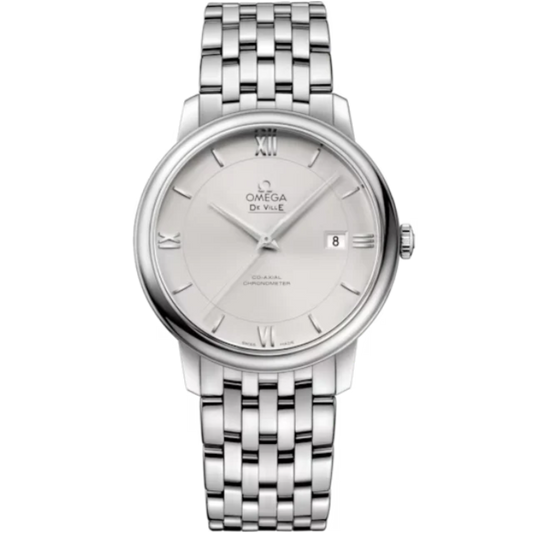 DE VILLE PRESTIGE 39 MM STAINLESS STEEL WITH SILVER DIAL