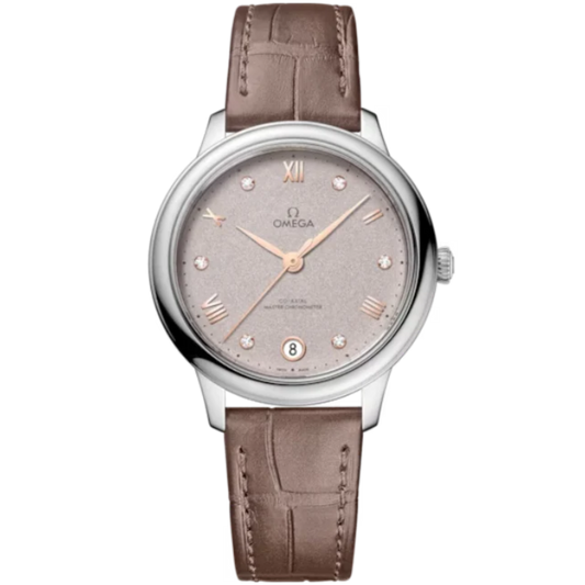 DE VILLE PRESTIGE 34 MM STAINLESS STEEL WITH GREY DIAL