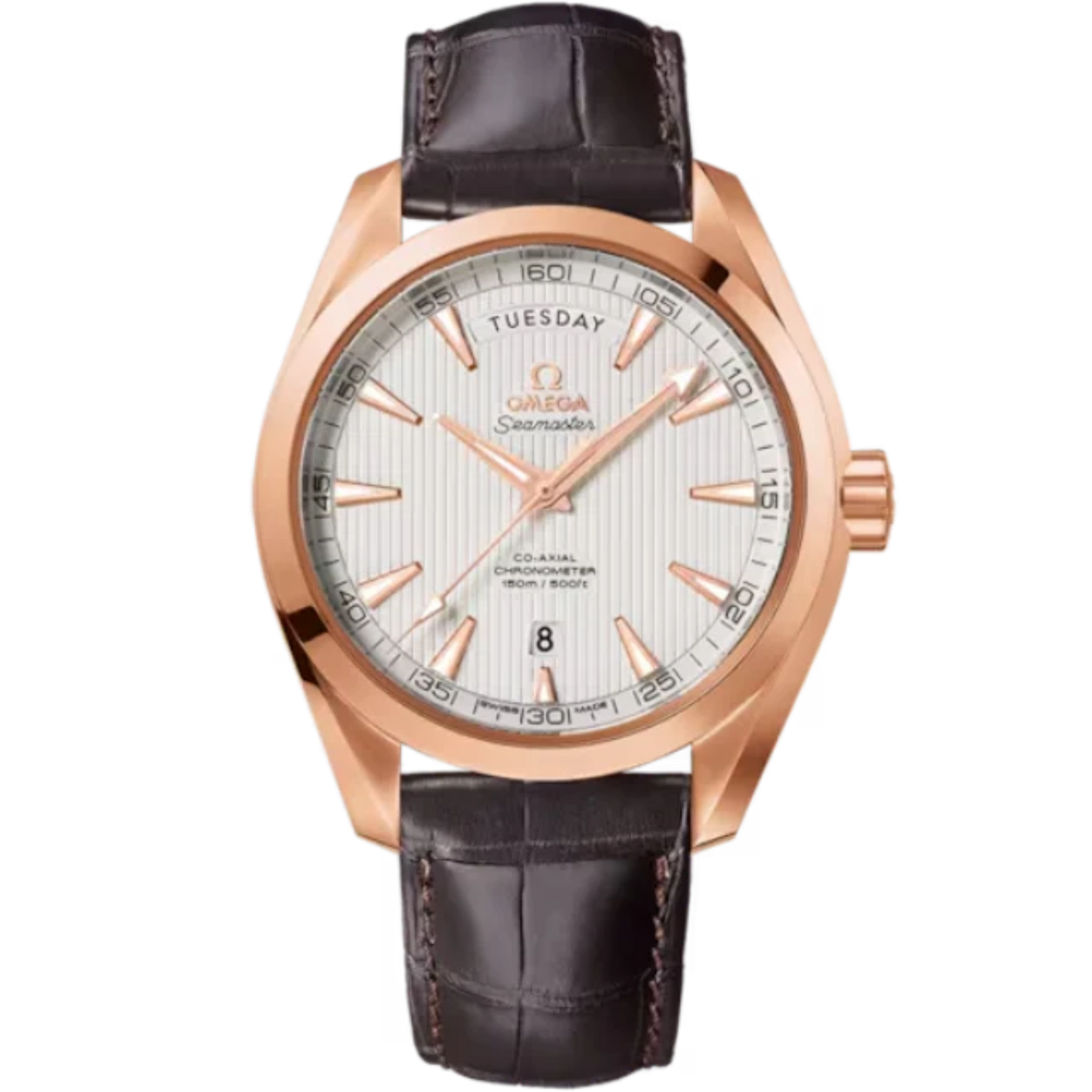 SEAMASTER AQUA TERRA 150M 41 MM RED GOLD WITH SILVER DIAL