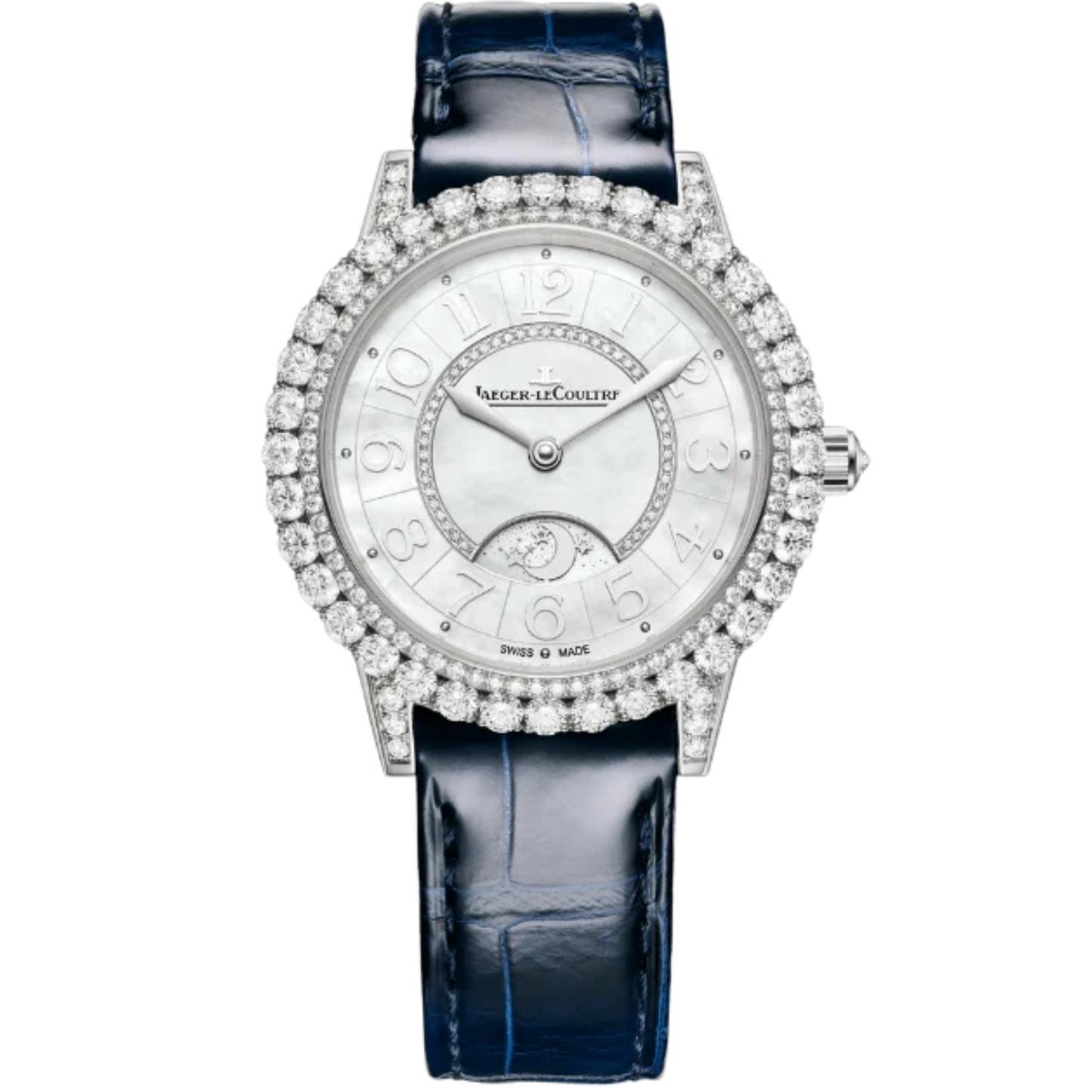 RENDEZ-VOUS DAZZLING NIGHT & DAY 36 MM 18K WHITE GOLD WITH MOTHER OF PEARL DIAL
