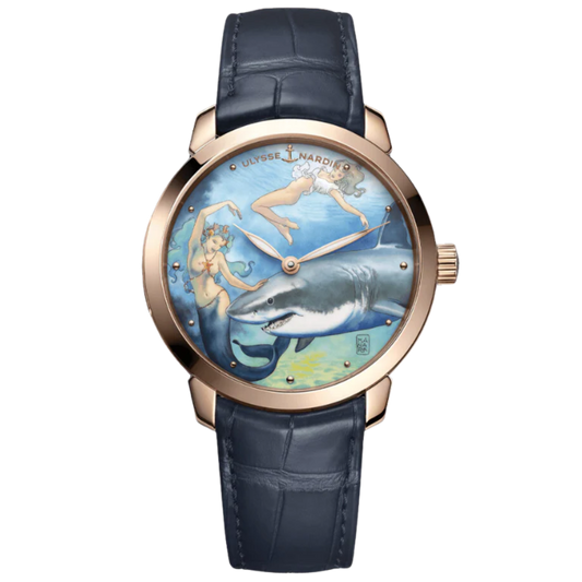 CLASSICO MANARA MANUFACTURE 40 MM ROSE GOLD WITH BLUE DIAL