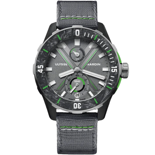 DIVER THE OCEAN RACE 44 MM CARBONIUM WITH BLACK DIAL