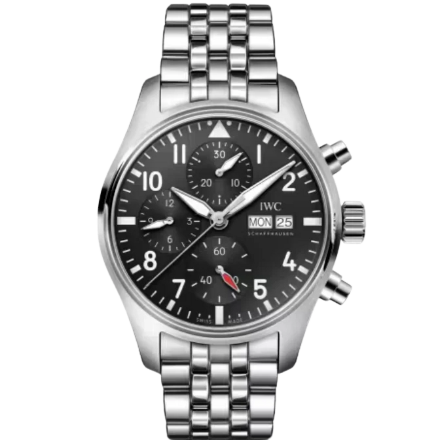 PILOT’S WATCH CHRONOGRAPH 41 MM STAINLESS STEEL WITH BLACK DIAL