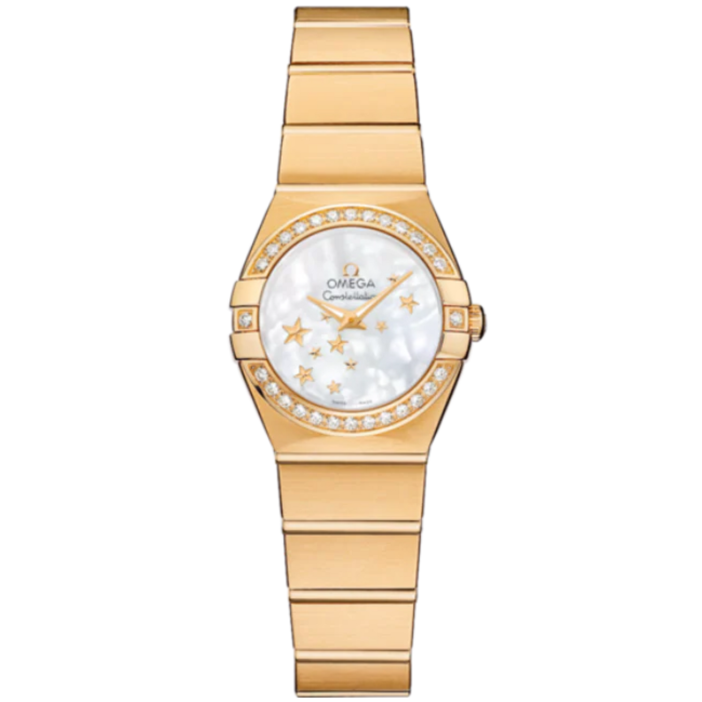 CONSTELLATION 24 MM YELLOW GOLD WITH MOTHER OF PEARL DIAL