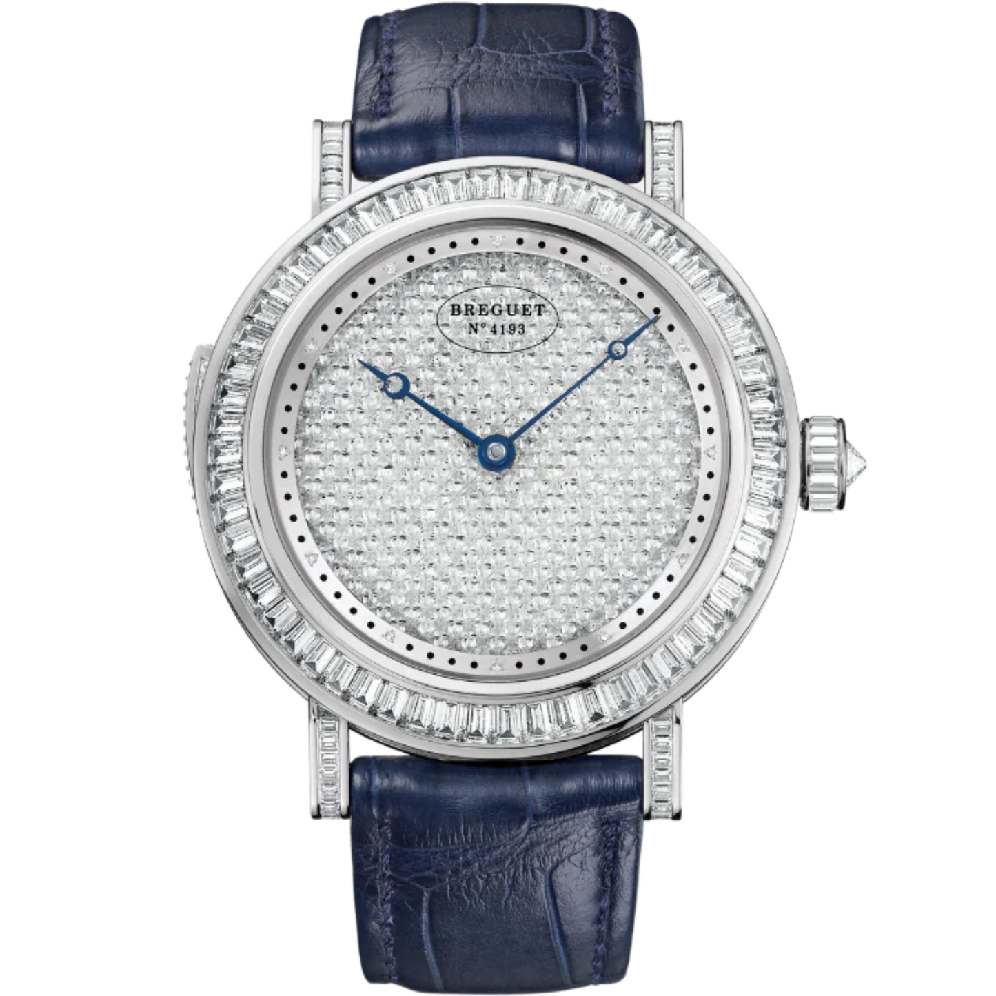 REPETITION MINUTES 7639 44 MM WHITE GOLD WITH DIAMOND DIAL