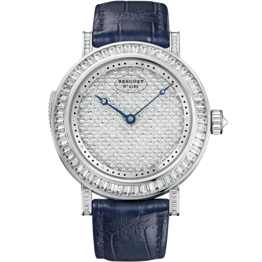 REPETITION MINUTES 7639 44 MM WHITE GOLD WITH DIAMOND DIAL