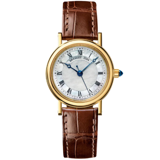 CLASSIQUE 8067 30 MM 18K YELLOW GOLD WITH MOTHER OF PEARL DIAL