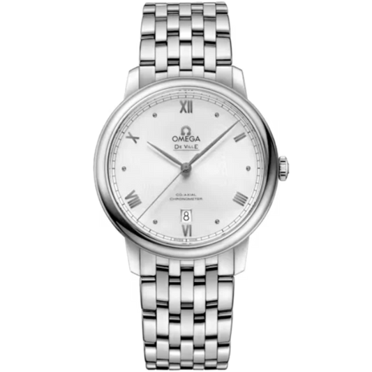 DE VILLE PRESTIGE 39 MM STAINLESS STEEL WITH SILVER DIAL