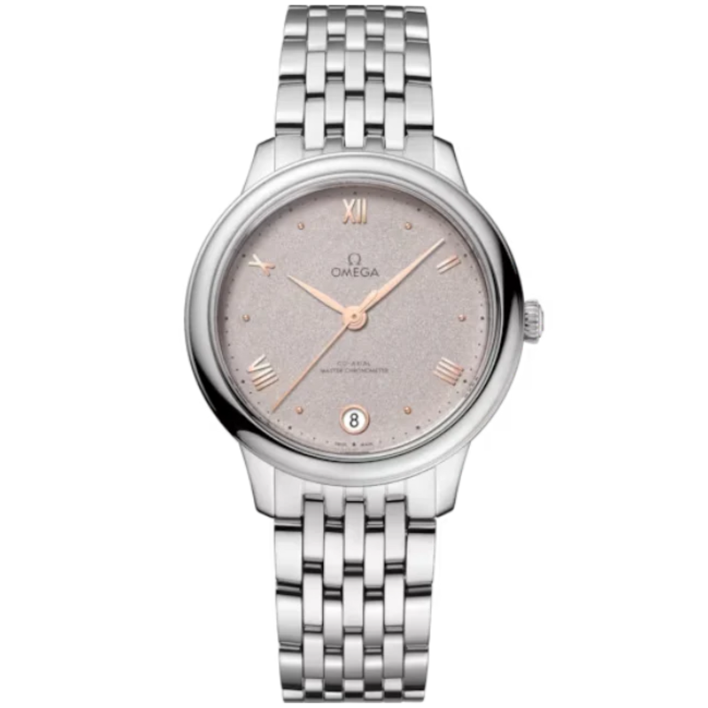 DE VILLE PRESTIGE 34 MM STAINLESS STEEL WITH GREY DIAL