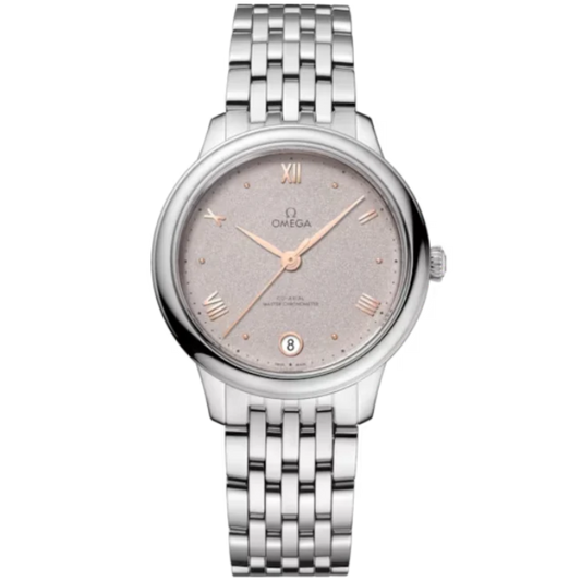 DE VILLE PRESTIGE 34 MM STAINLESS STEEL WITH GREY DIAL
