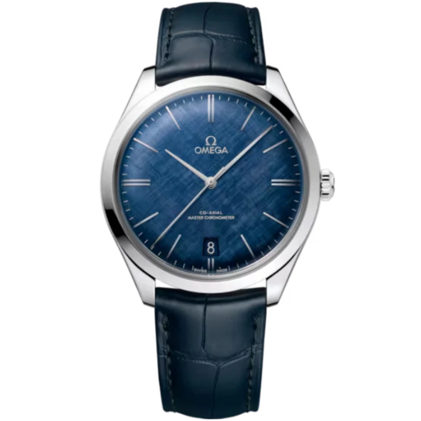 DE VILLE TRÉSOR 40 MM STAINLEES STEEL WITH BLUE DIAL
