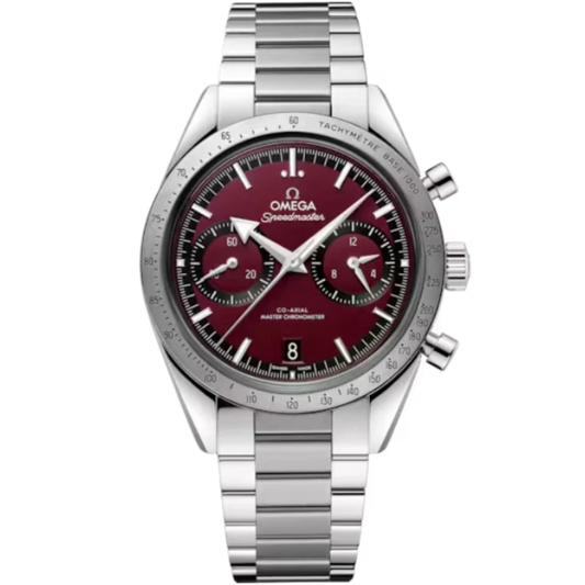 SPEEDMASTER '57 40 MM STAINLESS STEEL WITH RED DIAL