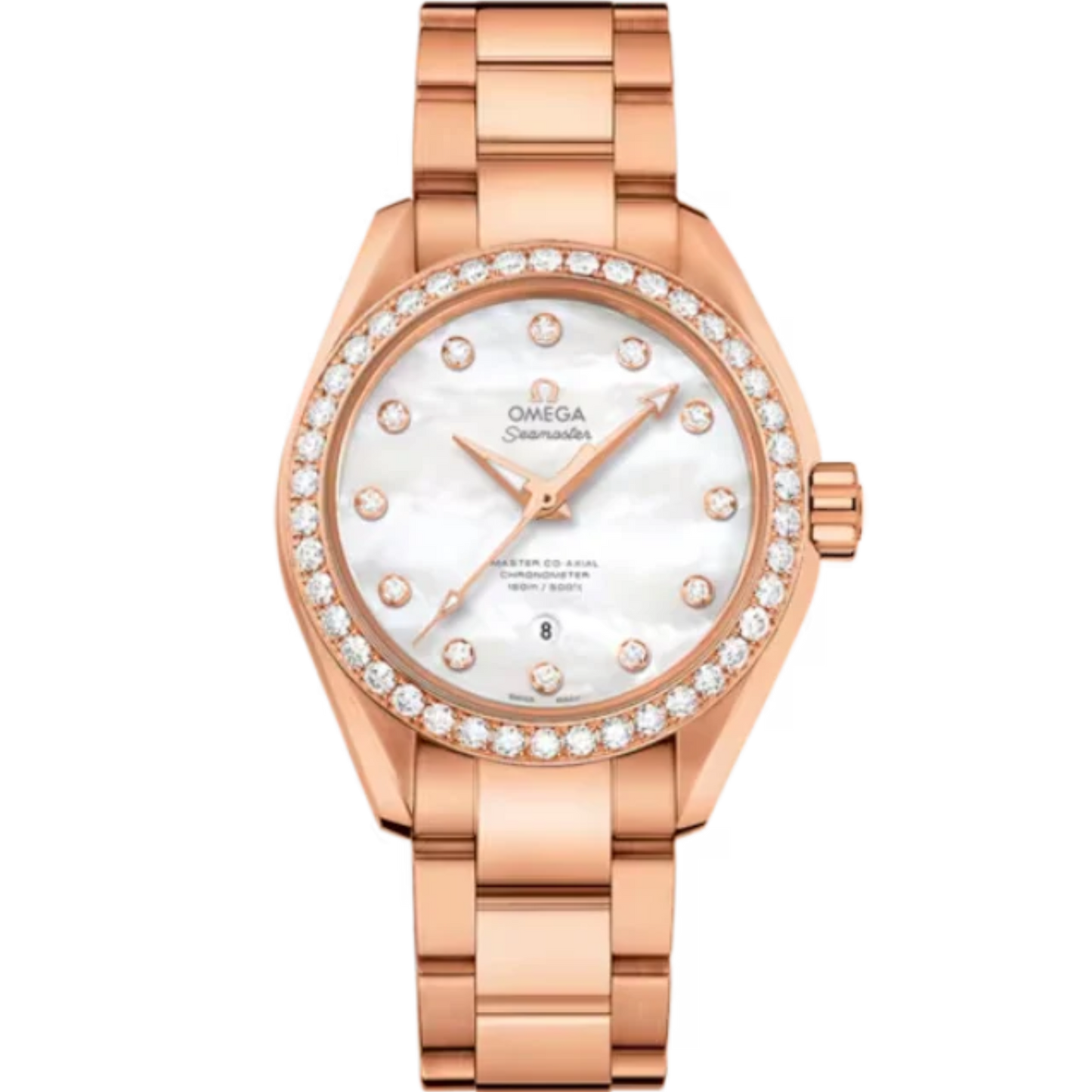 SEAMASTER AQUA TERRA 150M 34 MM SEDNA™ GOLD WITH MOTHER OF PEARL DIAL