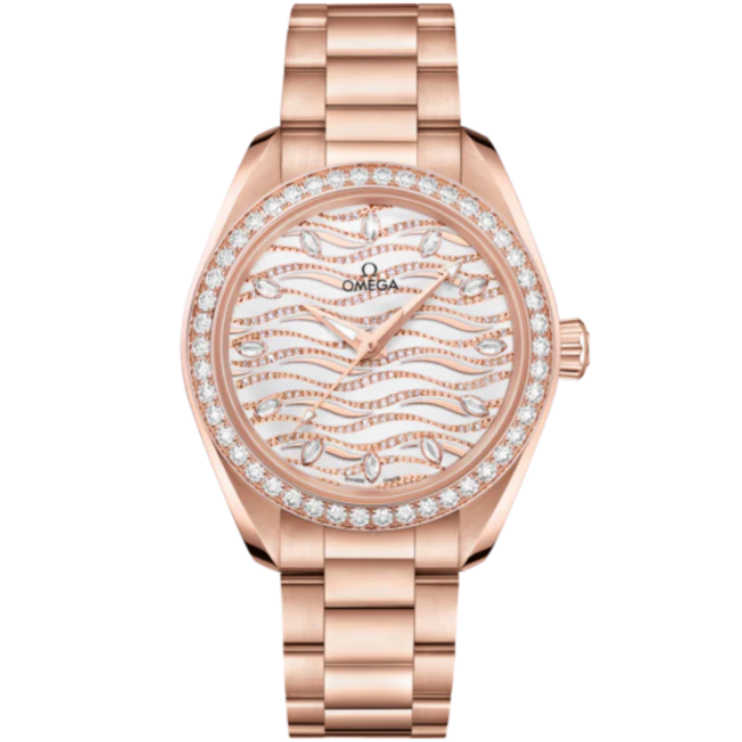 SEAMASTER AQUA TERRA 150M 34 MM SEDNA™ GOLD WITH WHITE DIAL