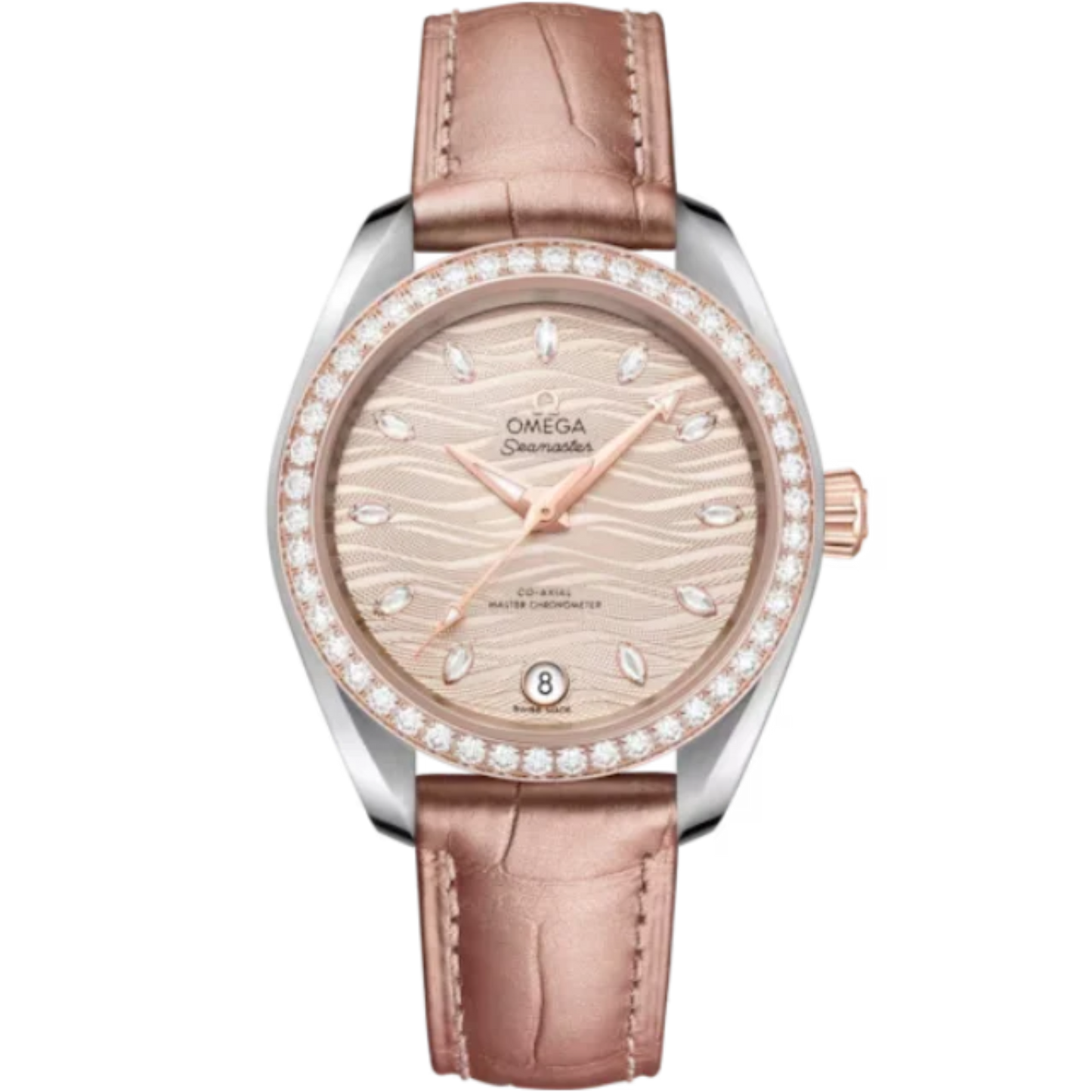 SEAMASTER AQUA TERRA 150M 34 MM STAINLESS STEEL - SEDNA™ GOLD WITH YELLOW DIAL