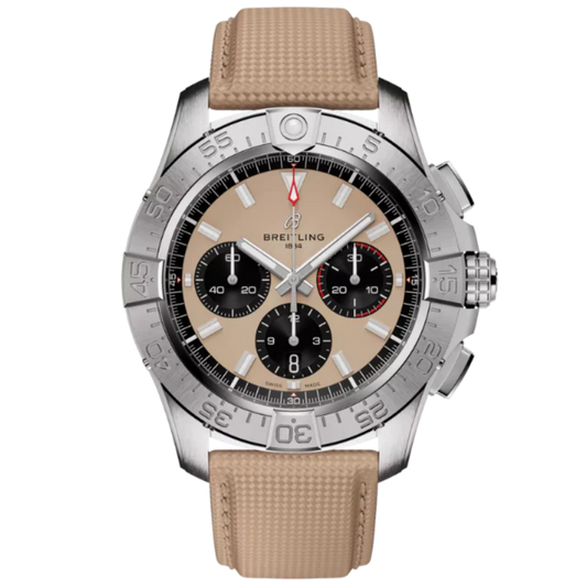 AVENGER B01 CHRONOGRAPH 44 MM STAINLESS STEEL WITH BROWN DIAL