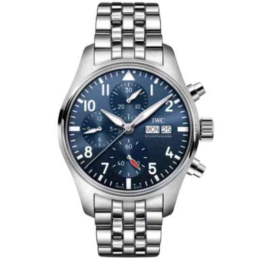 PILOT’S WATCH CHRONOGRAPH 41 MM STAINLESS STEEL WITH BLUE DIAL
